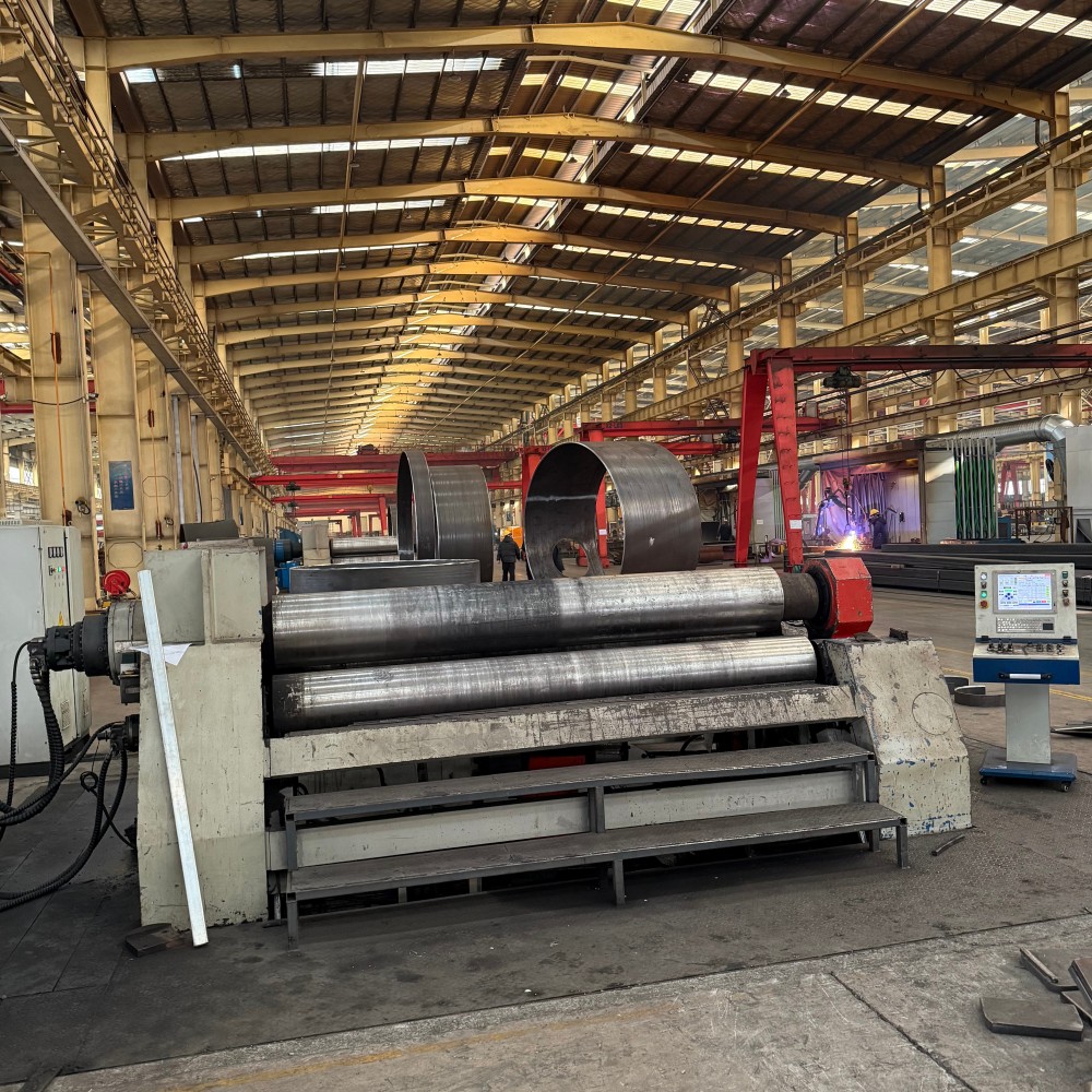 25mm Thick Four-Roller Plate Bending Machine (3)