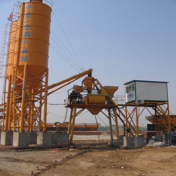 Portable concrete batching plant HZS35 construction for sale