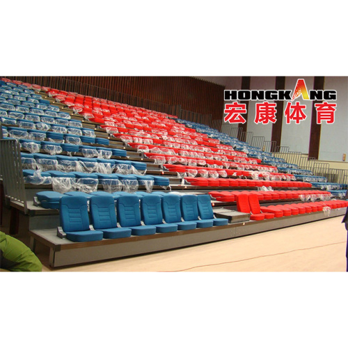 Hongkang Stadium Telescopic Bleacher Track Operation System