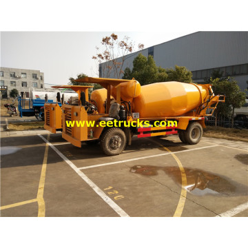 4cbm 4x2 Small Concrete Mixer Trucks