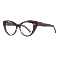 Women Cat Eye Oversized Acetate Optical Frame Glasses