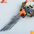 Kualitas tinggi 9 pcs Berbagai Ukuran Hex Key Set