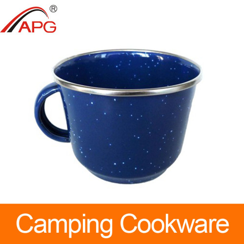 Best Seller Blue Enamel Coffee Cup for Luxurious Camping