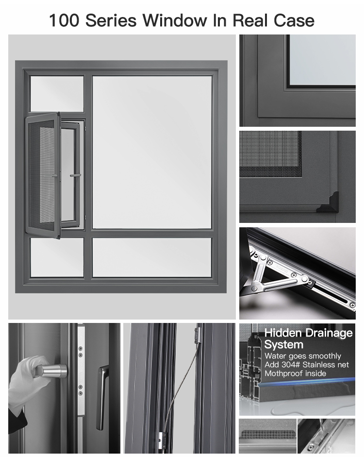Aluminum Tilt And Turn Windows