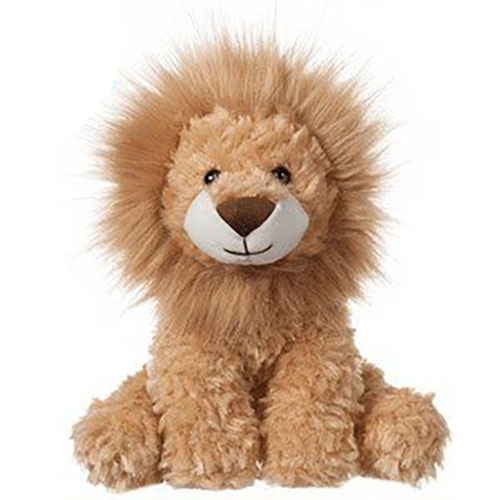 Simulation sitting posture lion plush toy decoration