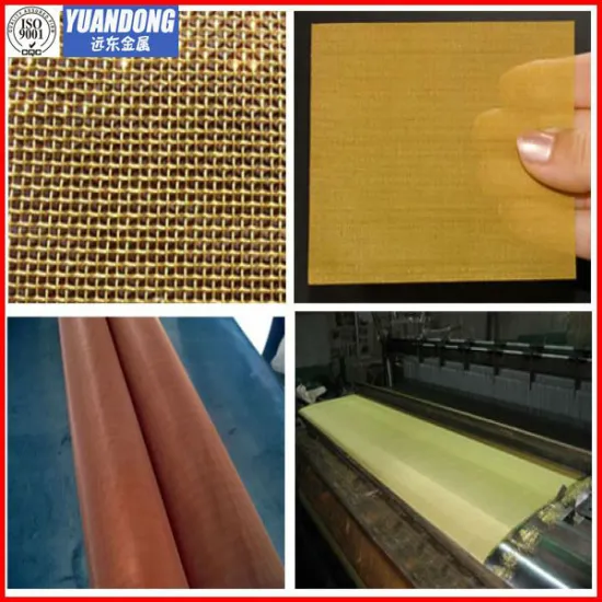 Brass Wire Mesh/copper mesh/brass crimped wire mesh (ISO 9001:2000, 15 year factory)
