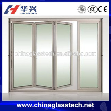 Aluminum framing folding insulating glass out door