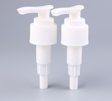 Pompa spruzzatore di crema in plastica bianca - distributore di sapone cosmetico per bottiglie di shampoo