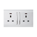 PA Series 2 Gang 13a Switched Socket