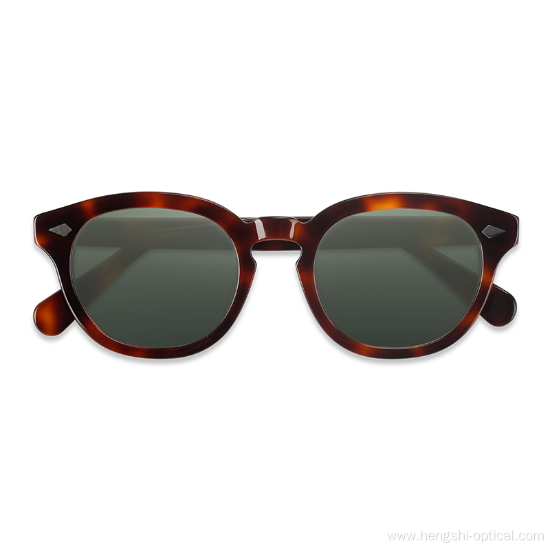 2021 Fashion Luxury Polarized Acetate Frame Sunglasses