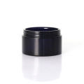 Opaque Black Facial Cosmetic Cream Jars Set Wholesale