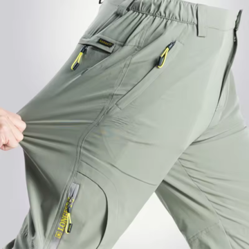 Men's Quick-Drying Cargo Pants for Outdoor Running and Fitness