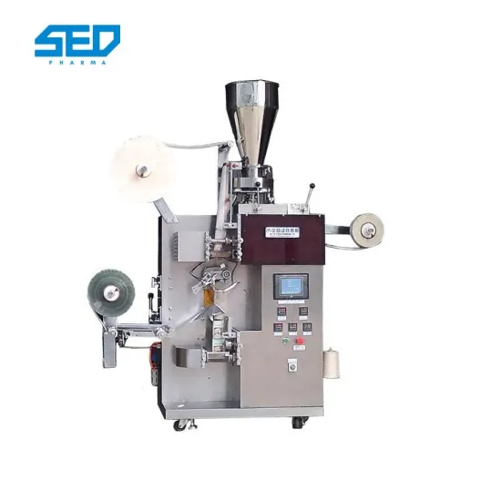 Automatic Double Chamber Pyramid Tea Bag Packing Machine - 20-40 Bags per Minute