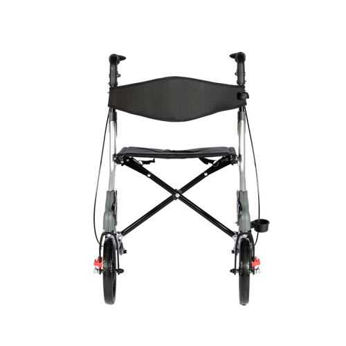 Easy Folding Walker Premium Folding Rollator With Seat And Big Wheels Manufactory