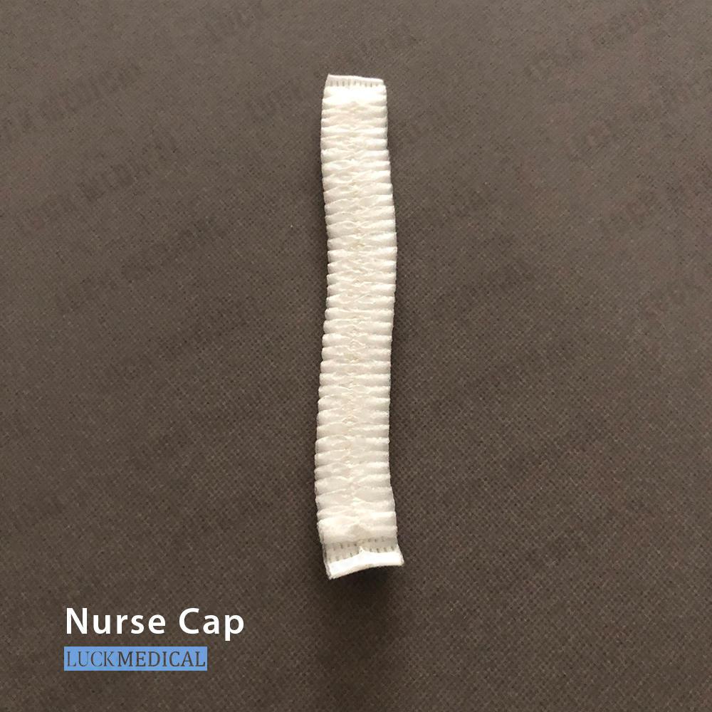 Elasticated Blue Nurse Cap