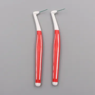 Teeth clean brush interdental brush L shaped