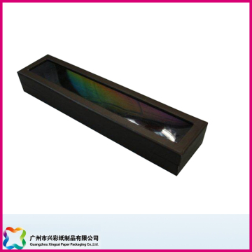 Elegant Chocolate Cardboard Box with Pet Window (XC-10-003)