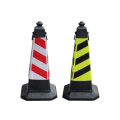 75cm Soft Flexible PE plastic reflective traffic cones