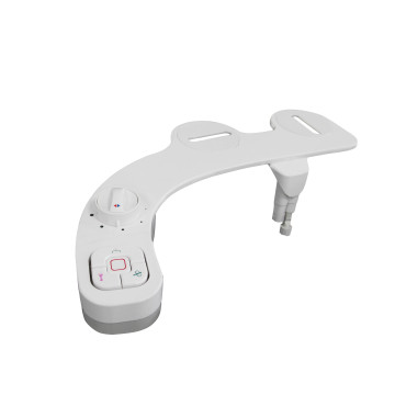 Nete Slim Toilet Bidet: Hot and Cold Fresh Water Attachment