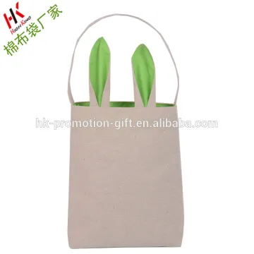 2016 China manufacturer Recycled New design Easter cotton & hemp gift bag stocking