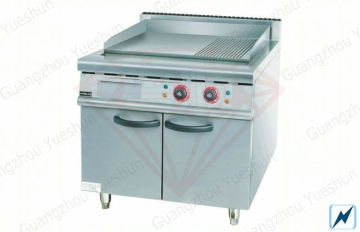 Electric Griddle With Cabinet For Commercial Kitchen Equipment