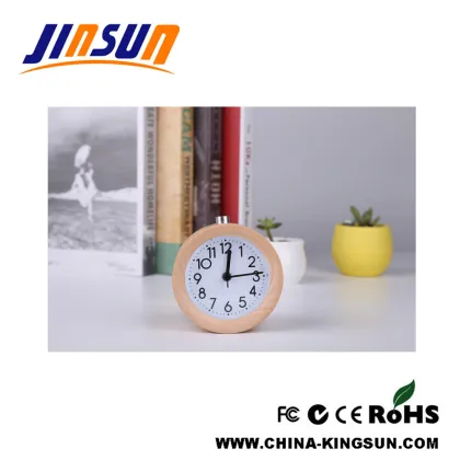 Wooden Digital Alarm Table Clock Silent