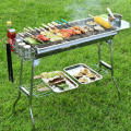 Grill a carbone portatile in acciaio inossidabile picnic