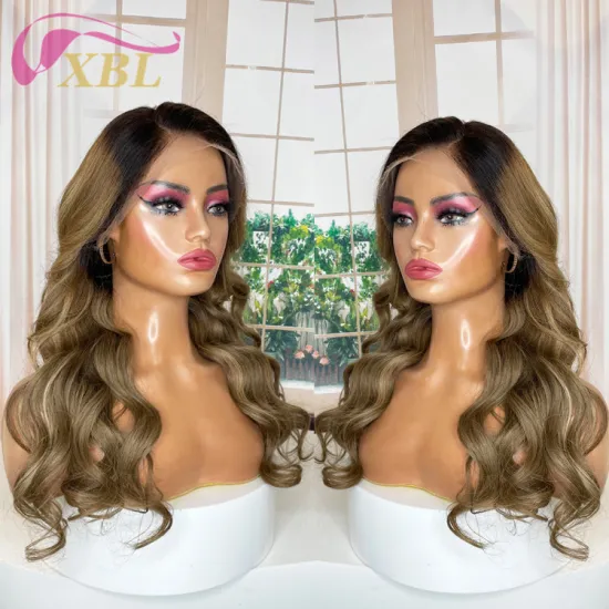 Wholesale XBL Salon-Style Tina HD Lace Frontal Wigs: 13x4 Raw Hair, Cuticle Aligned Virgin Human Hair