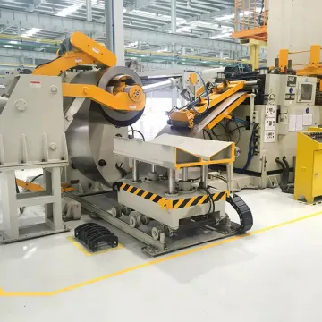 Automatic Hydraulic Leveling Feeder Punching Production Line with Medium Plate 3-in-1 Servo Feeder and Metal Coil Uncoiler