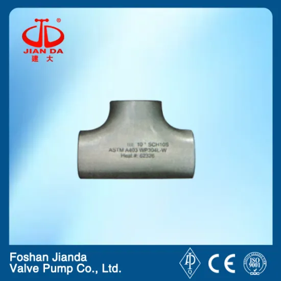 2 inch seamless ASTM A312 welded end equal tee