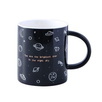 Cucchiaio con coperchio per tazza in porcellana da 420 ml Tazze da caffè in ceramica