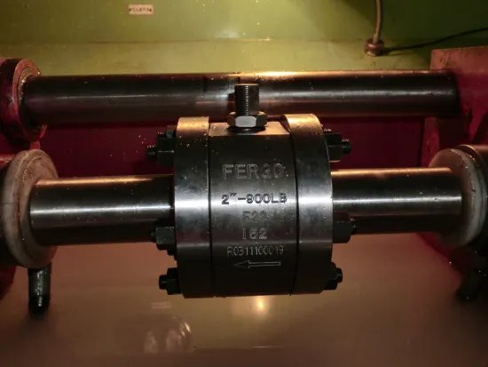 3pcs Forged Body Metal Seat Ball Valve