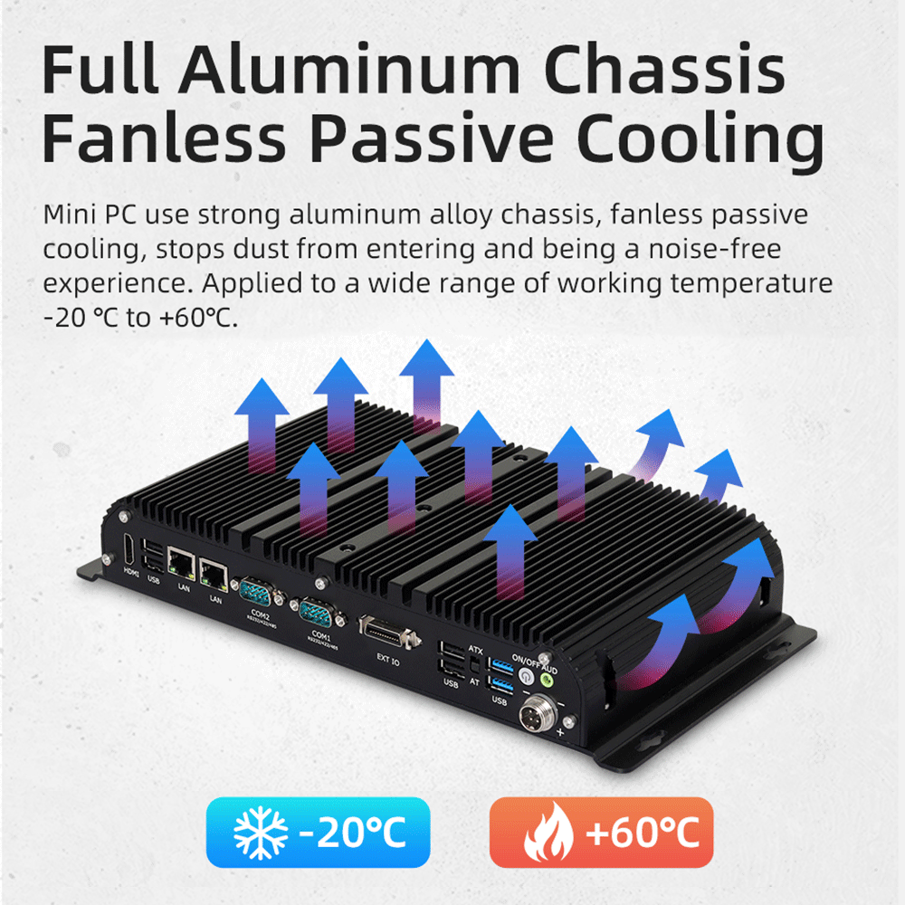 fanless industrial computer
