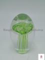 Green Octopus Glass Paperweight