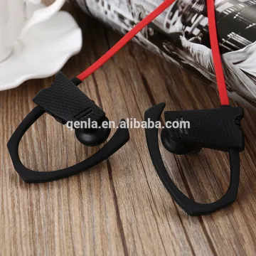 Powerful Anti-fall wireless sport stereo bluetooth earphone and headphone