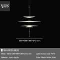 Modern LED Flamingo Office Pendant Lamp Hanging Chandelier