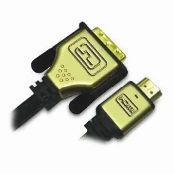 HDMI to DVI Cable with Magnalium Alloy Shell ang Gold-plated Connectors
