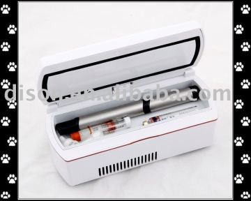 diabetic supplies -- insulin case with battery, micro medi-fridge, medicool case