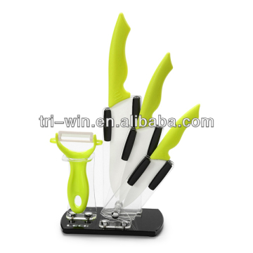 5PCS Green Knife Set