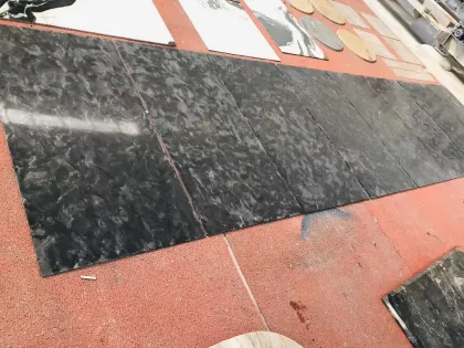 Natural Ultra Thin Flexible Stone Marble Veneer Sheets 2mm