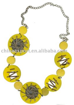 wooden necklace NJ-W059
