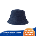Topi Ember Katun Vintage Warna Polos