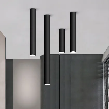 LED Modern Ceiling Light - Long Tube Lighting for Kitchen - 75mm to 400mm