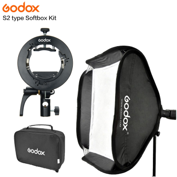 Godox 60x60/80x80cm Softbox Kit με S2 Type Bracket και Bowens Mount