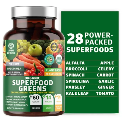 Daily Organic Greens Supplement for Vitality
