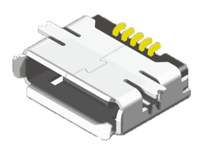 MICRO USB 5P B Type Receptacle SMT