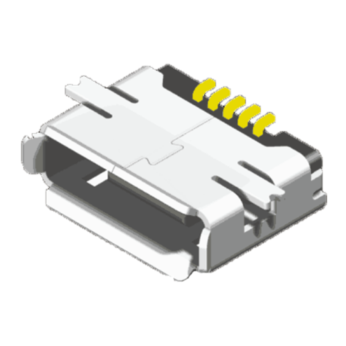 MICRO USB 5P B Jenis Receptacle SMT