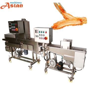 Automatic Chicken Steak Breading and Tempura Battering Machine for Vegetables like Cauliflower