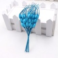 10pcs/lot 12cm Small Foam Wheat Lifelike Bright Color Artificial Flowers For Party Wedding Home Decoration Handmade Spring Craft