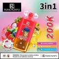 3in1 RUNCHUNFU 200K Vape sekali pakai